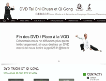 Tablet Screenshot of dvd-taichi-qi-gong.com